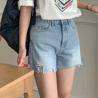 Wayno distressed denim shorts