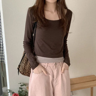 Fleece-lined layered set