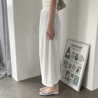 Ribbed long skirt