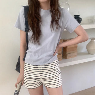Colored cropped t-shirt