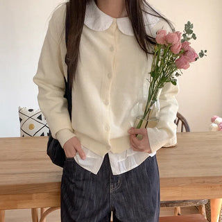 Cashmere knit cardigan