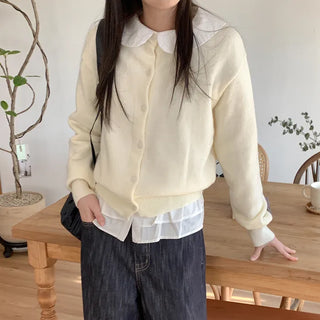 Cashmere knit cardigan