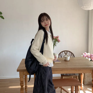 Cashmere knit cardigan