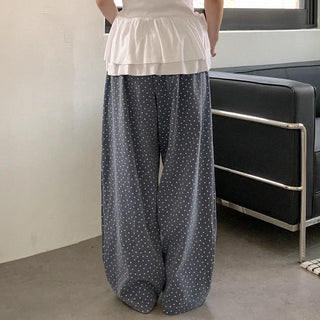 Star Waist Elastic Pants