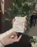 Shirring Leather Card Case