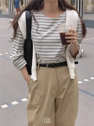 Basic striped T-shirt