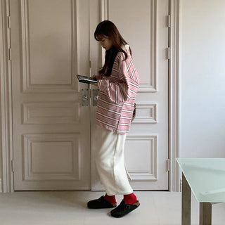 Fleece long skirt