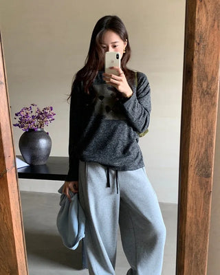 Puppy print loose-fit t-shirt