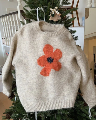 Flower Point Jacquard Knit