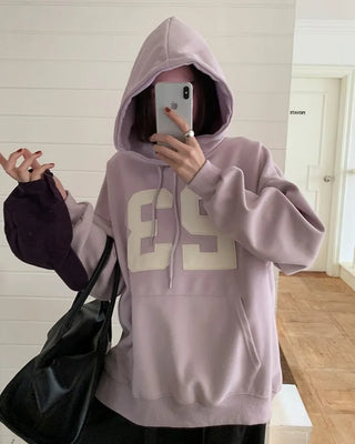 Lettering Hooded Parka