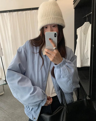 Corduroy two-tone jacket