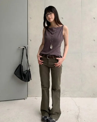 Flared bootcut pants