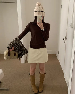 (5 colors) Turtleneck Inner T-shirt