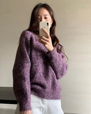 Mixed Color Basic Knit