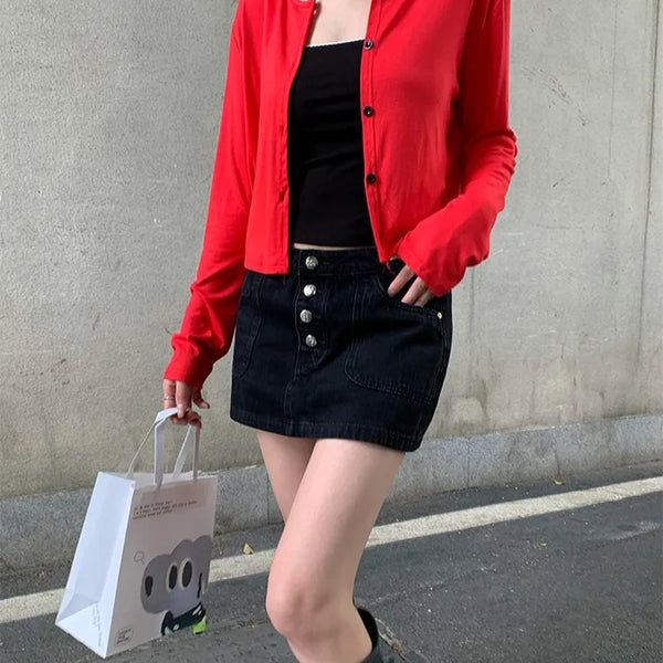 [2 colors] Saranta Item Cotton Spun Long Sleeve Cardigan