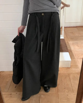 Wide trousers strap set