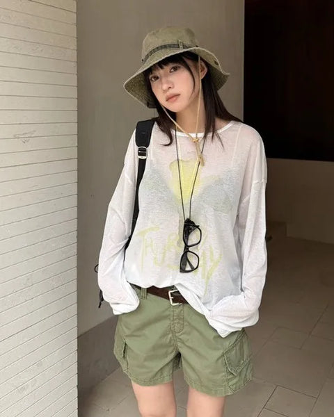 Flower print T-shirt