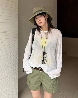 Flower print T-shirt