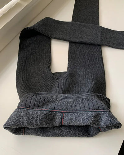 Fleece-lined cutting stockings