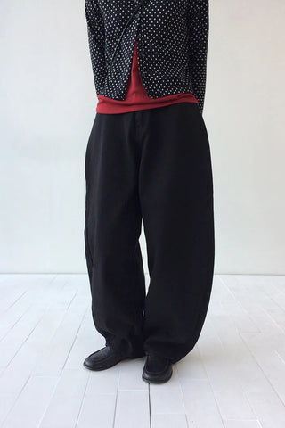 Balloon wide-leg pants