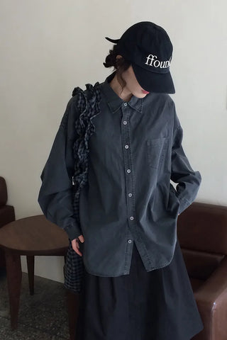 Pigmented Oversized Shirt