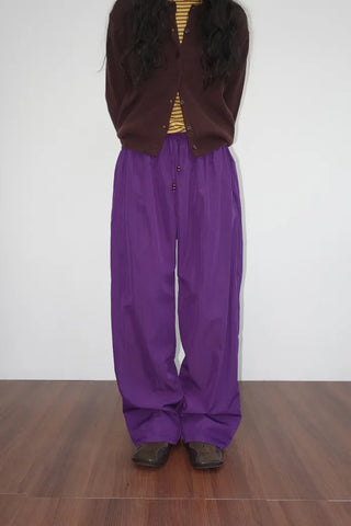 String wide pants