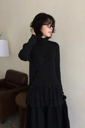 Polka Dot Layered Dress
