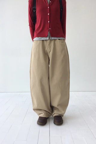 Balloon Wide Chino Pants