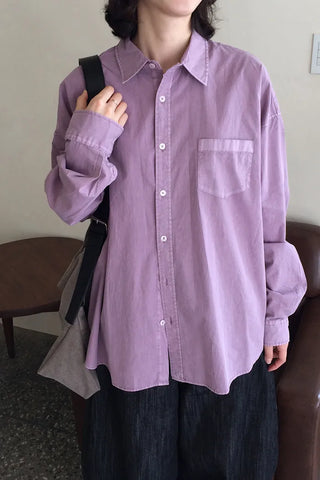 Pigmented Oversized Shirt