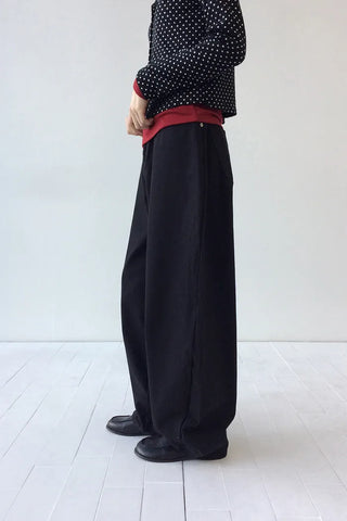 Balloon wide-leg pants