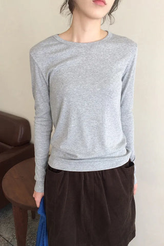 Round Long-Sleeve T-Shirt
