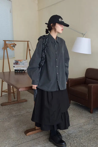 Pigmented Oversized Shirt
