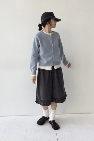 Frilled Half Pants