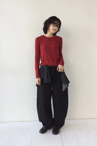 Balloon wide-leg pants
