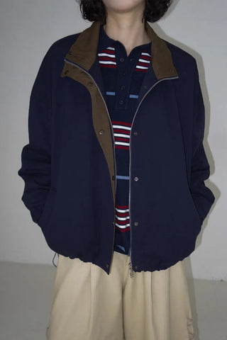 Two-tone military blouson