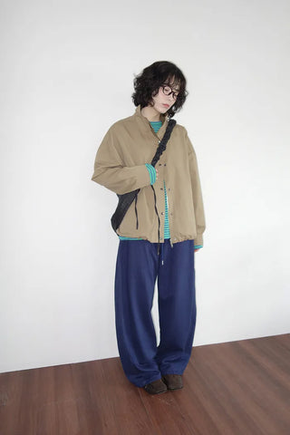 Two-tone military blouson