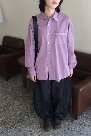 Pigmented Oversized Shirt