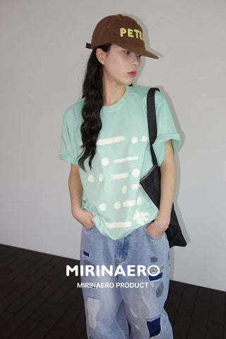 [4 colors] Pigment T-shirt