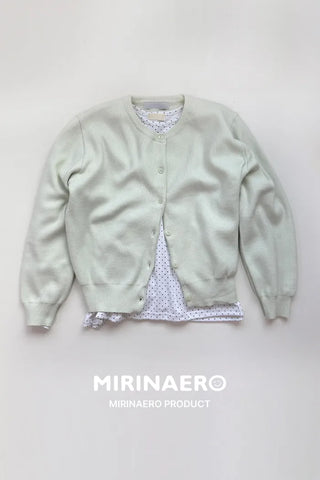 Basic Crew Neck Cardigan