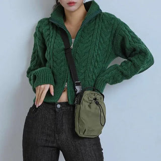 Shirring String Mini Shoulder Bag (5 colors)