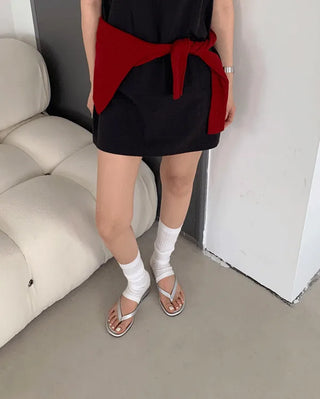 [3 colors] Eyelet Faux Leather Shoulder Bag