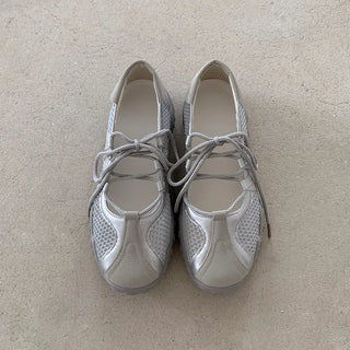 [2 colors] Mesh Mary Jane Airy Sneakers
