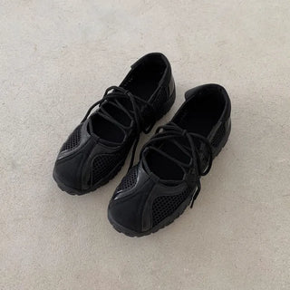 [2 colors] Mesh Mary Jane Airy Sneakers