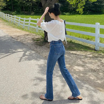 signature slim boots cut denim