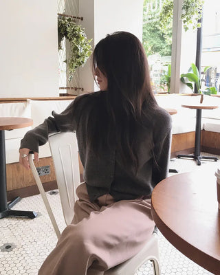 (7 colors) Color Cardigan
