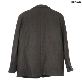 [Quilted Lining] Oversized Wool Jacket