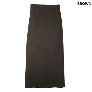 Wool long skirt