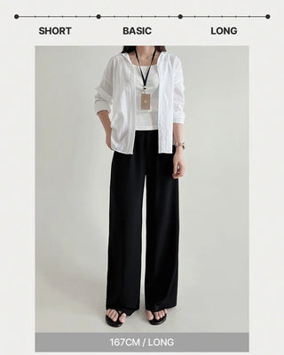 Wide training pants