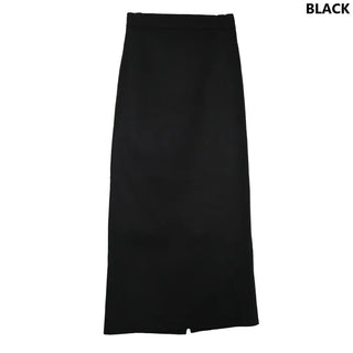 Wool long skirt