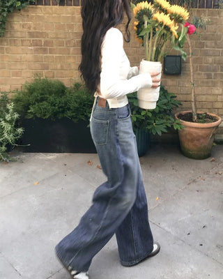 Wide Daily Denim Pants